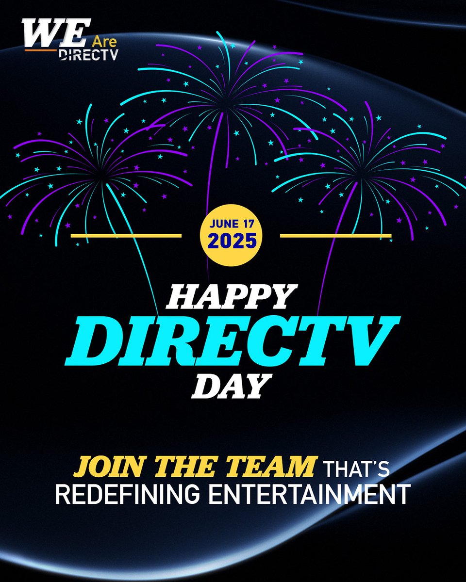 WeAreDIRECTV's tweet photo. It’s @DIRECTV’s birthday! Big shout out 🗣️ to all our people who’ve been making a big difference for – wait for it – 31 years.
Our culture celebrates everything our people do at work and in the community. https://t.co/21ZkTgBcgy #WeAreDIRECTV https://t.co/qiTaOPcsOj