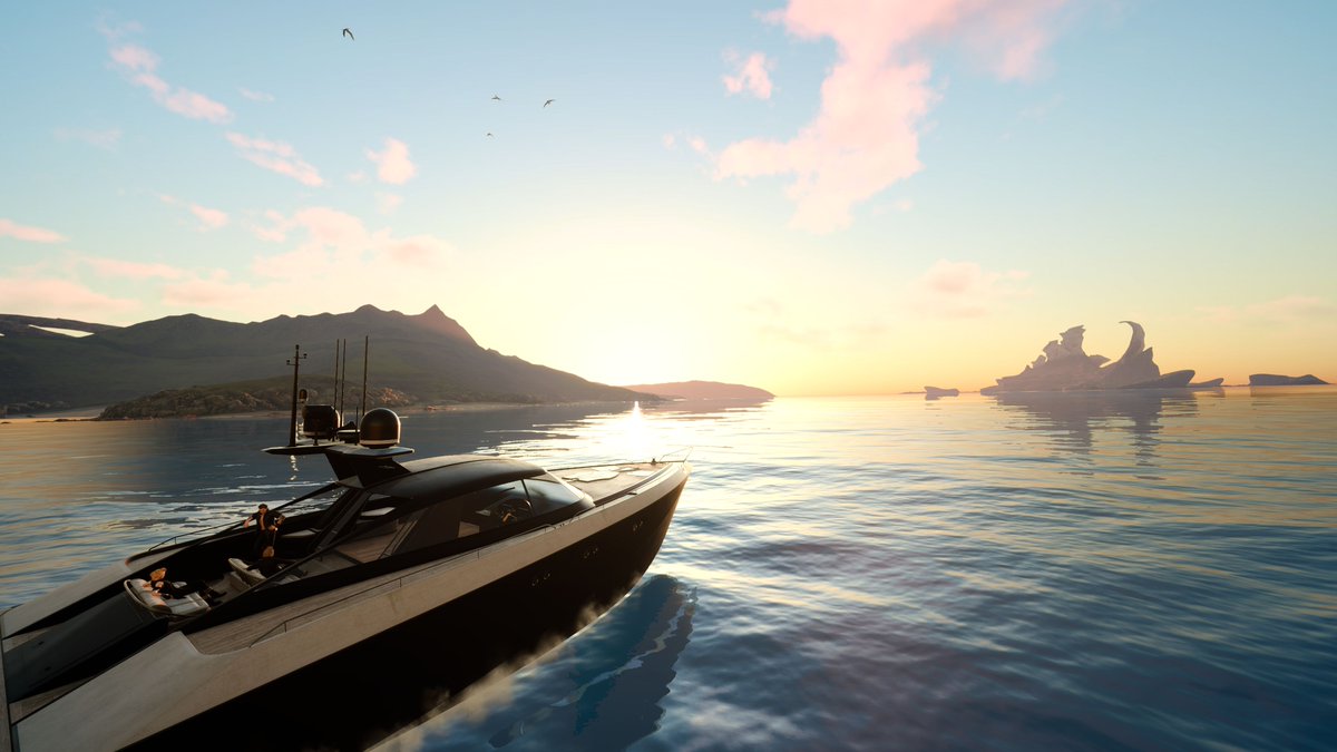 FinalFantasy's tweet photo. Final Fantasy XV gave us four wonderful friends and a beautiful world to explore.

What was your favourite method of travelling through Eos? https://t.co/KttiTEsqJ1