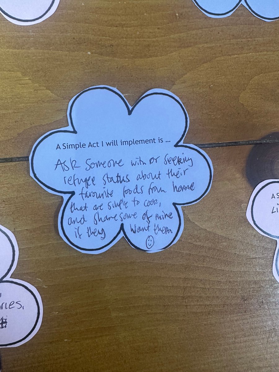 At our Lalley centre, community pantry and allotment this #RefugeeWeek the team of staff, volunteers and visitors accessing our service are committing to #SimpleActs to stand with refugees and make new connections in our communities.❤️

caritassalford.org.uk/refugees