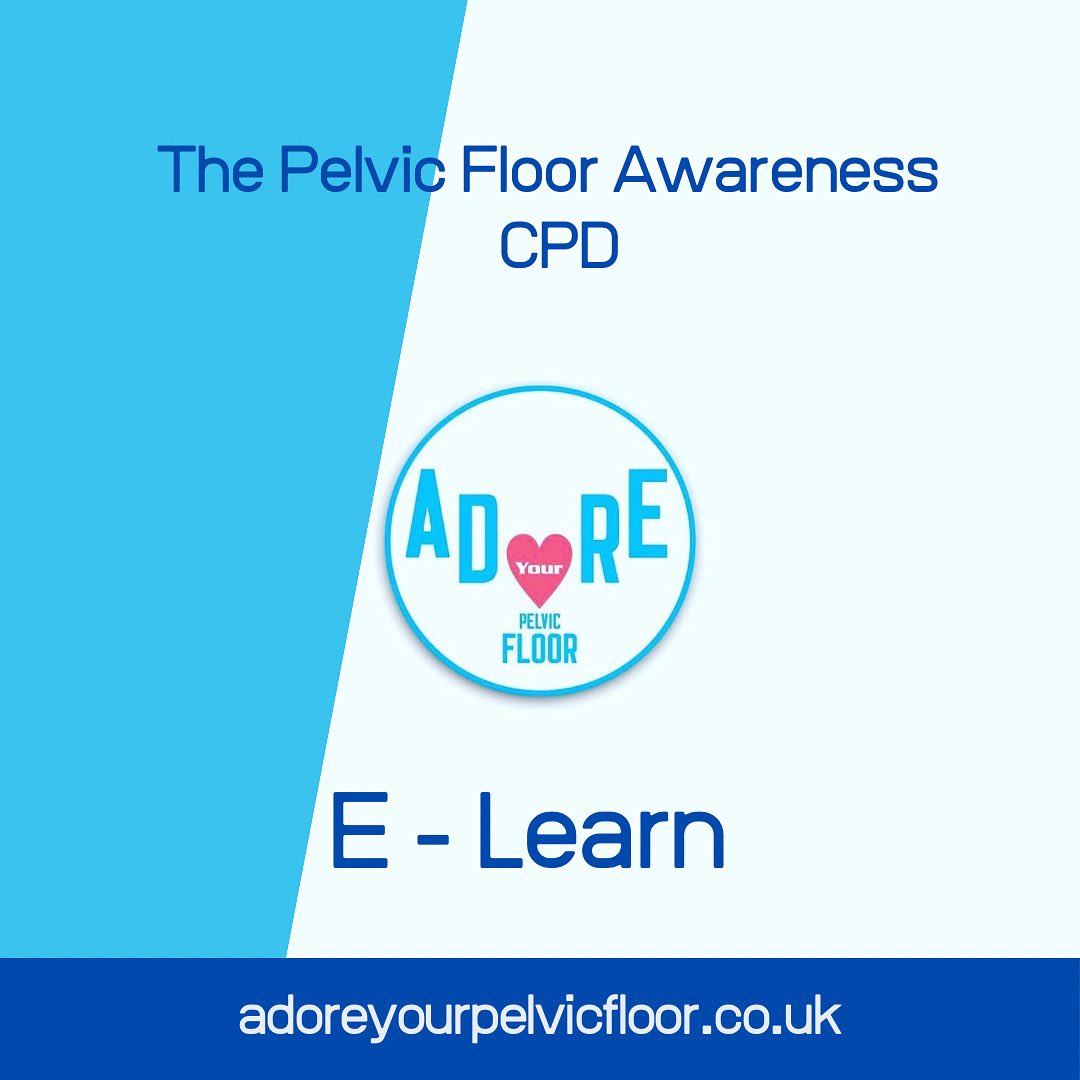 ⭐️We have The Pelvic Floor Awareness CPD available as an eLearn ⭐️

* Lifetime Access
* Complementary Q&amp;A with Louise
* Certificate of completion

adoreyourpelvicfloor.co.uk/events/the-pel…