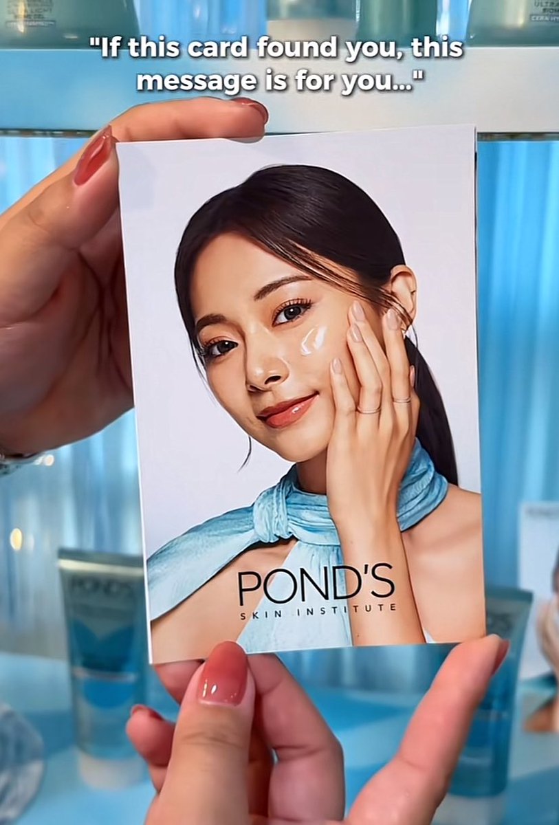 TzuSupportTeam's tweet photo. Don't scroll just yet—here's a calming message for you and your skin 🩵. Share this to your besties!
#pondsph #miracleshappen #pondsbiometok #biometok #restorethebalance #TZUYU @PondsPH @JYPETWICE https://t.co/jGuA7N1FL3