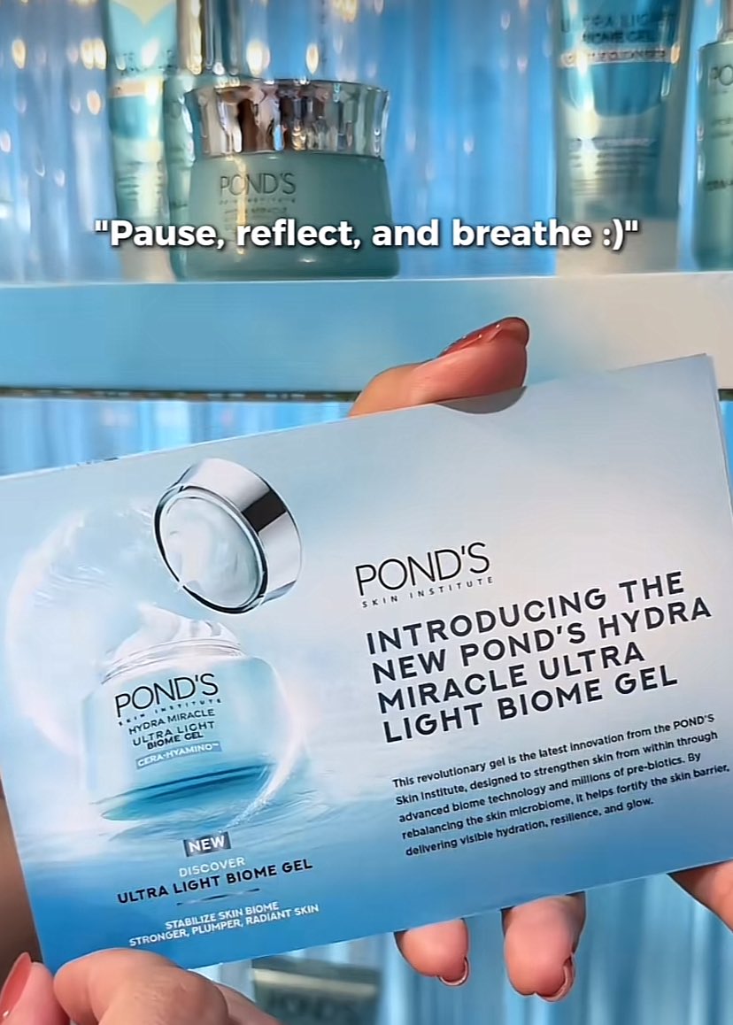 TzuSupportTeam's tweet photo. Don't scroll just yet—here's a calming message for you and your skin 🩵. Share this to your besties!
#pondsph #miracleshappen #pondsbiometok #biometok #restorethebalance #TZUYU @PondsPH @JYPETWICE https://t.co/jGuA7N1FL3