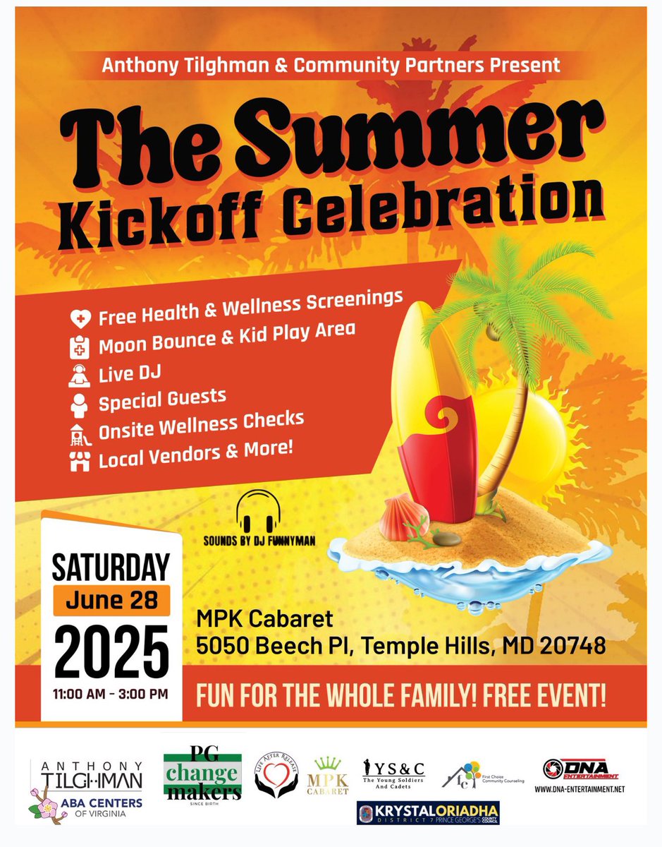 🌞 The Summer Kickover Celebration is Almost Here — and You’re Invited! 🎉

Mark your calendars for Saturday, June 28th, 2025 at 11:00 AM — we’re kicking off the summer in style with food, fun, community vibes, and a special celebrity guest appearance you won’t want to miss! 👀