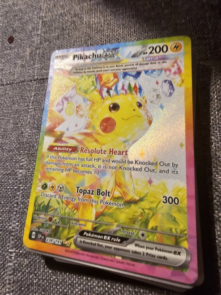 TheCinderKitten's tweet photo. Happy to just pull this!!!

#TCG #Pokemon #SurgingSparks https://t.co/LpswzZvYMX