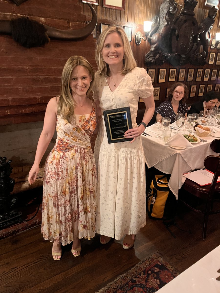 Weill Cornell Medicine Pathology (@wcmcpathology) on Twitter photo Congratulations to Dr. Melissa Cushing (<a href="/cushing_melissa/">Melissa Cushing</a>), shown right with Dr. Nicole Panarelli M.D. (<a href="/NCPanarelli/">Nicole Panarelli</a>), on earning the Janet A. Mouradian, MD Mentoring Award during our annual dinner to celebrate the graduating #Residents and #Fellows of the 2024-2025 academic year! Congratulations to Dr. Melissa Cushing (<a href="/cushing_melissa/">Melissa Cushing</a>), shown right with Dr. Nicole Panarelli M.D. (<a href="/NCPanarelli/">Nicole Panarelli</a>), on earning the Janet A. Mouradian, MD Mentoring Award during our annual dinner to celebrate the graduating #Residents and #Fellows of the 2024-2025 academic year!