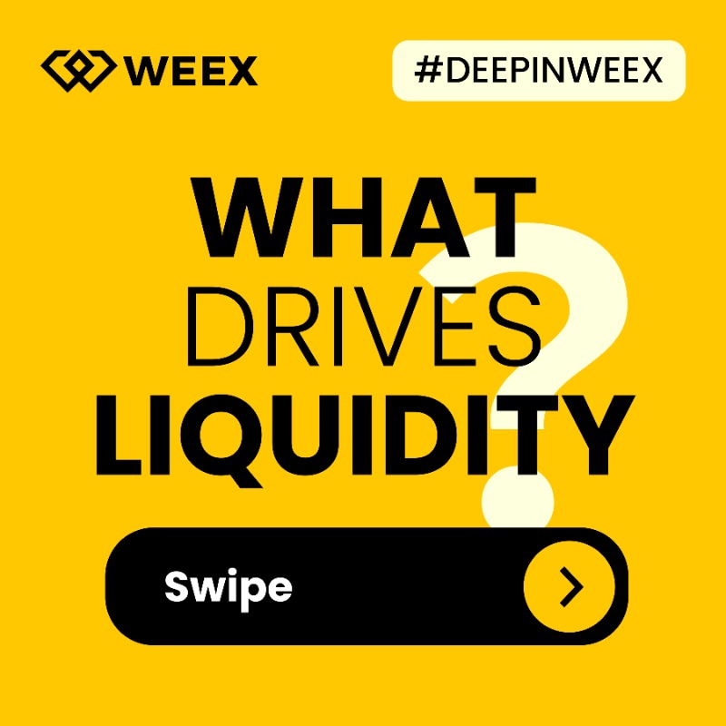 WEEX_Official's tweet photo. 💡 What really drives liquidity in crypto?
It’s not magic — it’s measurable.
🔍 Tight spreads
📈 High volume
🪜 Depth
⚖️ Fair bid-ask
Good liquidity = Easy to buy. Easy to sell. No hidden risks.
Swipe to learn ⤵️
https://t.co/fkQGKu8jN0
#WEEX #DeepInWEEX