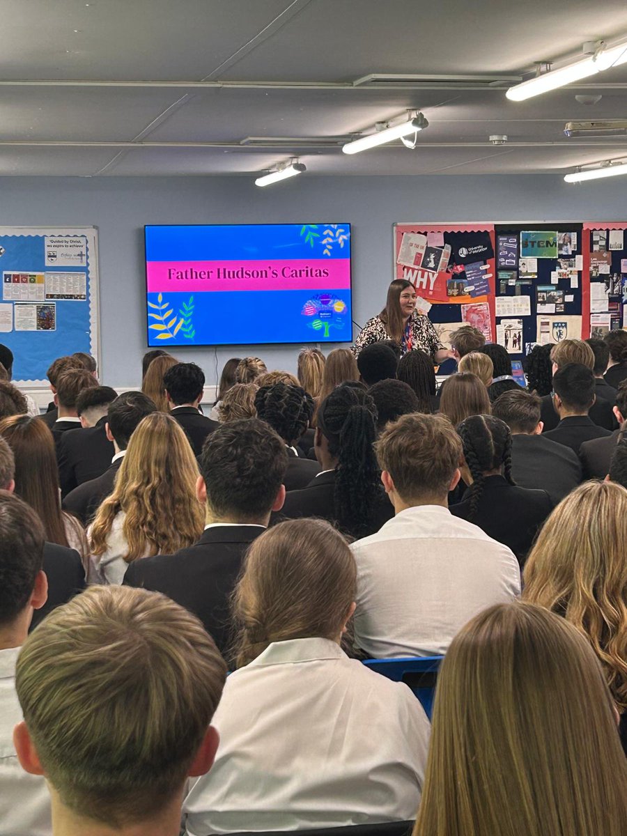 Bishop Walsh Sixth Form (@bwsixthformvi) on Twitter photo This morning, Emily from <a href="/FatherHudsons/">Father Hudson's Caritas</a> Caritas came to talk to Year 12 about the wonderful work they do, sharing some thought-provoking words and reflection time and inspiring Year 12 students to get involved themselves. #giveback #getinvolved #service #Sacrifice This morning, Emily from <a href="/FatherHudsons/">Father Hudson's Caritas</a> Caritas came to talk to Year 12 about the wonderful work they do, sharing some thought-provoking words and reflection time and inspiring Year 12 students to get involved themselves. #giveback #getinvolved #service #Sacrifice