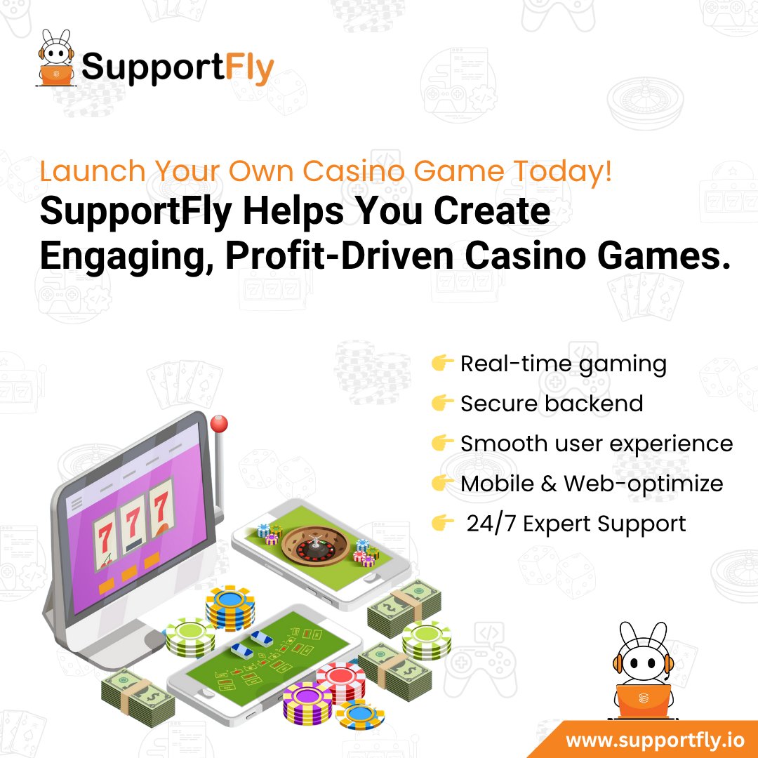 SupportflyIT's tweet image. 🎰 Ready to launch your own casino game?
SupportFly makes it easy to build engaging, secure, and profit-making games that users love to play!
🎮 Real-time gaming
🔐 Secure backend
📱 Mobile & Web optimized
👨💻 24/7 expert support