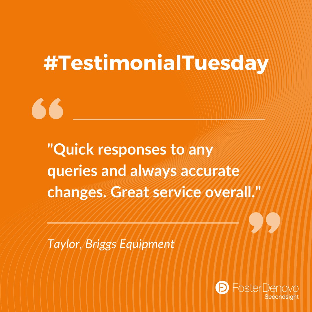 "This week for #TestimonialTuesday we’re sharing the experience of Taylor at Briggs Equipment, who gives their thoughts on our reliable and efficient support.

#employeebenefits #professionalservice #clientsupport #workplacewellbeing #testimonialtuesdays"