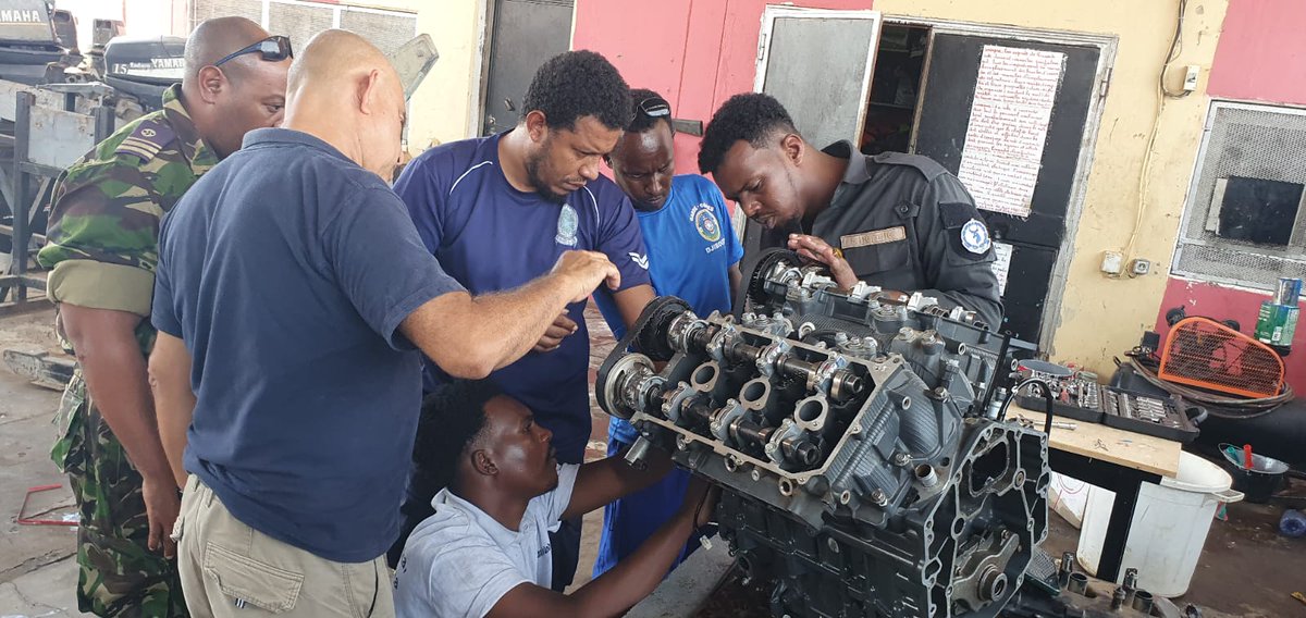 <a href="/UNODC_MCP/">UNODC Global Maritime Crime Programme</a> has concluded the Advanced Maritime Engineering Training in 🇩🇯 Djibouti.
Eight officers from 🇩🇯, 🇸🇨 &amp; 🇸🇴 completed the course as National Instructors, ready to transfer critical technical skills across the region.
🇯🇵 Funded by <a href="/JapanMissionVie/">PMissionJapan Vienna</a>
