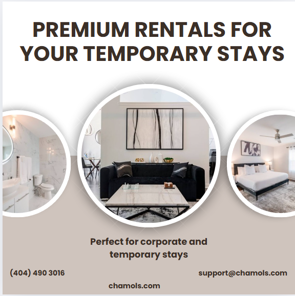 Chamolppt's tweet photo. We offer tailored rental solutions, ensuring your comfort and peace of mind during any temporary stay. Find your ideal short-term or extended rental with us
#CorporateTravel #CorporateTravelExperts  #StaffingHousing #LongTermRental #MidTermRental #ShortTermRental #ComfortAndStyle https://t.co/Rb5jdtwCCJ