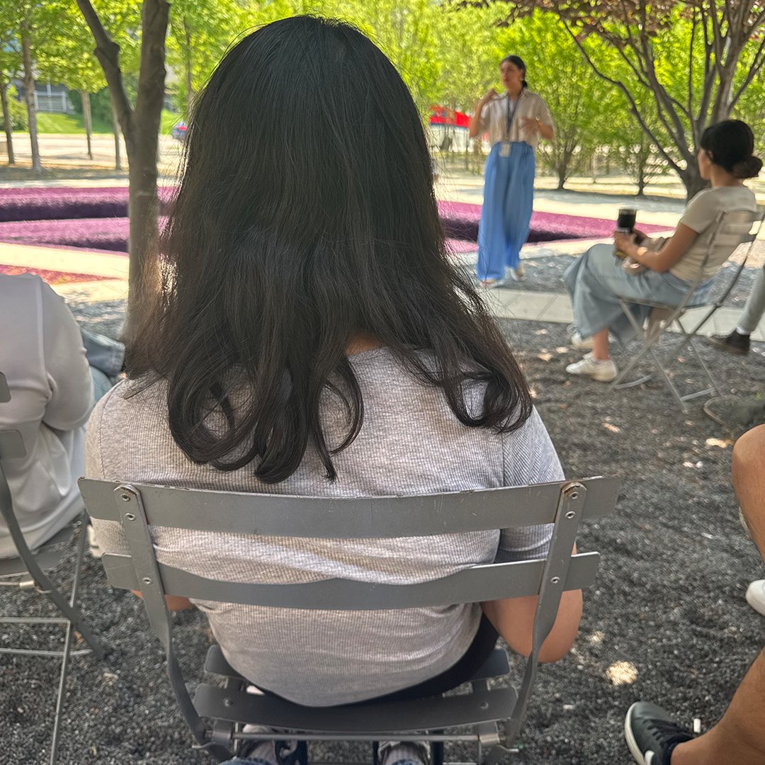 SheridanFAST's tweet image. Parandis Abdi’s Architectural Visualization class took advantage of the sunny weather last week with an outdoor session right by the HMC campus. Sketchbooks, sunshine, and even a bit of yoga to keep the creative energy flowing. ✏️🧘‍♀️🌞
#ArchitectureStudents #OutdoorClass