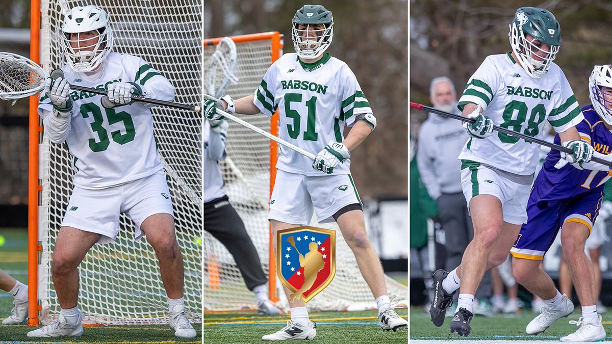Clark, Fascilla and Maher of <a href="/babsonlacrosse/">Babson Men’s Lacrosse</a> Earn <a href="/IMLCACoaches/">IMLCA</a> Region I Recognition: tinyurl.com/5sf4uwfd #GoBabo #d3lax