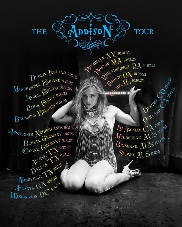 Formidable Beats (@formidablebeats) on Twitter photo Addison Rae is going on her first global tour 🎤 Addison live in NYC, LA, London, Sydney & more. Presale starts June 18th at 10AM local ⏰ Addison Rae is going on her first global tour 🎤 Addison live in NYC, LA, London, Sydney & more. Presale starts June 18th at 10AM local ⏰