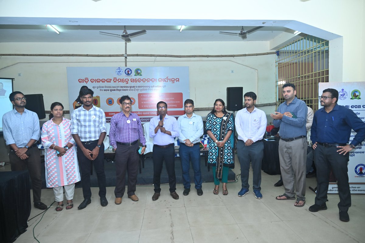 In a significant initiative to promote #RoadSafety awareness, BMC in collaboration with <a href="/CTOdisha/">ବାଣିଜ୍ୟ ଓ ପରିବହନ ବିଭାଗ । Commerce & Transport</a> <a href="/STAOdisha/">State Transport Authority, Odisha</a> organized a driver awareness program at the Unit-8 community center. This training programme will continue till 21st June to aware all the BMC drivers. 
This initiative is