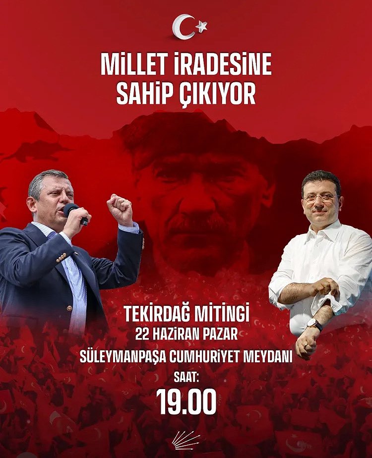 Haydi Tekirdağ Mitinge gidiyoruz 💪👏🫶🏻🙏