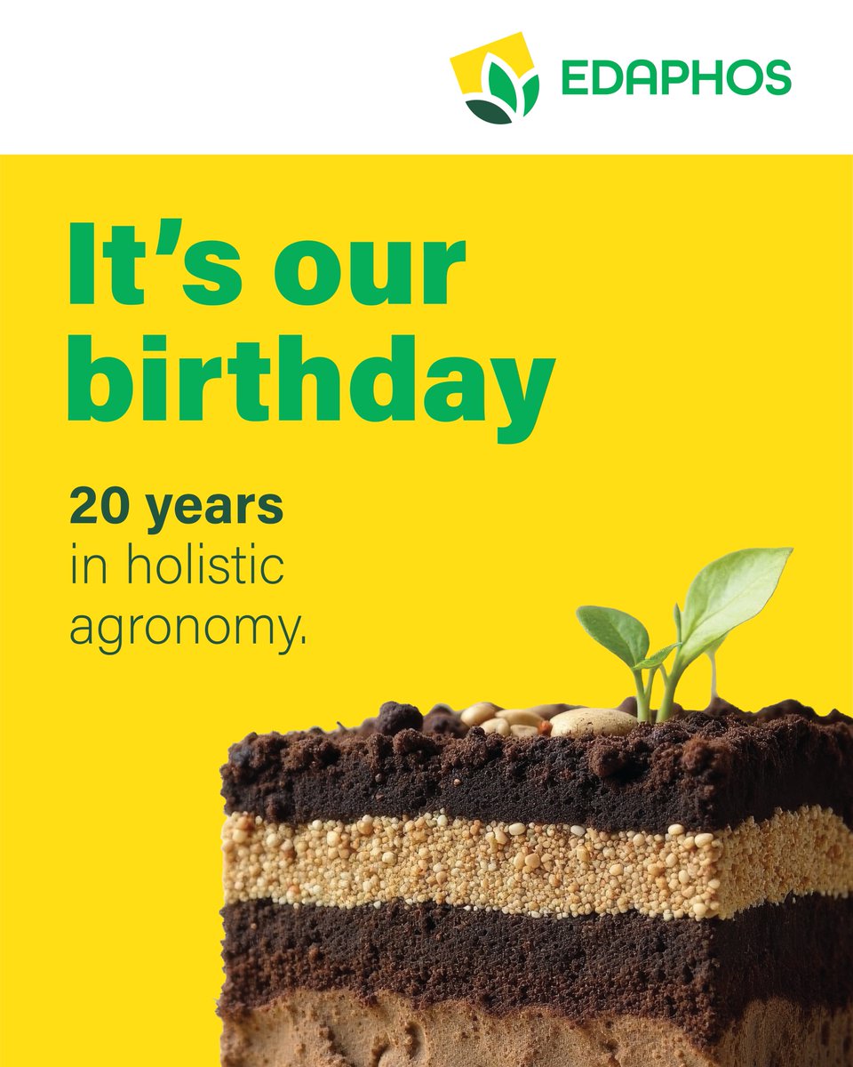 EdaphosAgronomy's tweet image. Did you know we turn 20 this year? 20 years in holistic #agronomy - Join us at @Groundswellaguk to celebrate, pasture field G6 #BirthdayFeeling