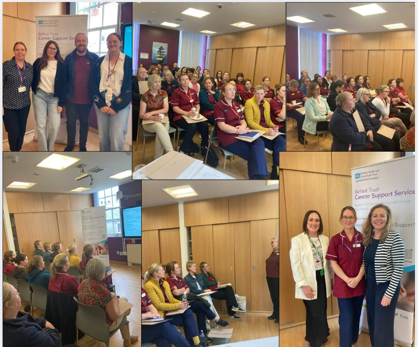 We recently hosted a Lunch &amp; Learn session. It was a great afternoon, sharing knowledge for the benefits of our patients! 
Thank you to Claire <a href="/publichealthni/">Public Health Agency</a> Karen Gynae Oncology CNS <a href="/BelfastTrust/">Belfast Trust</a> and Claire from <a href="/macmillancancer/">Macmillan Cancer Support</a> for their help &amp; support! #partnershipworking❤️