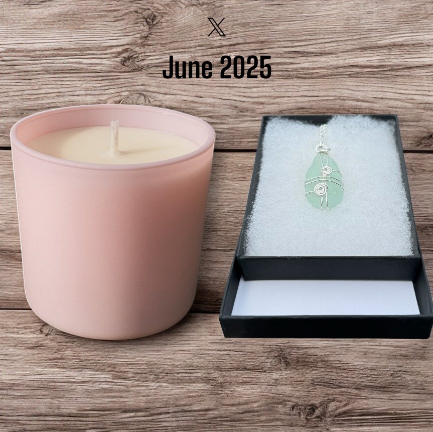 🌞 Time for our June competition 🌞 

As last months was a great success we have kept the same format for this one. 🙏
We have a choice of prize from our webshop Argyllseaglass.co.uk 🎁 

To be in with a chance to win either a sea glass pendant or an eco candle please reply