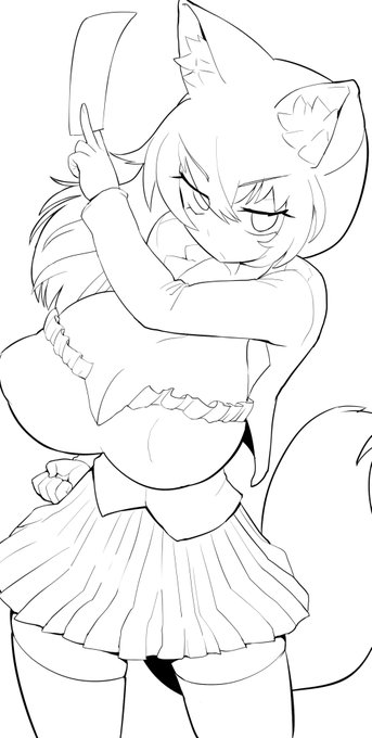 skeb作業中

思ってたよりかわいくなったので線画段階でwip 