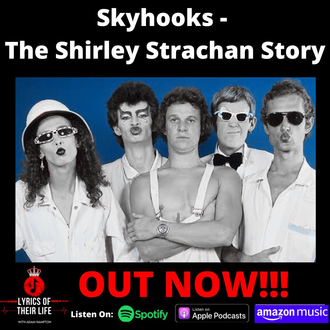 Out Now!!!
EP 34: Skyhooks - The Shirley Strachan Story

Apple Podcasts: podcasts.apple.com/au/podcast/ep-…

Spotify: open.spotify.com/episode/0RNTfd…

#skyhooks #shirlstrachan #podcast #music #musichistory #biography #livininthe70s #horrormovie #lyricsoftheirlifepodcast