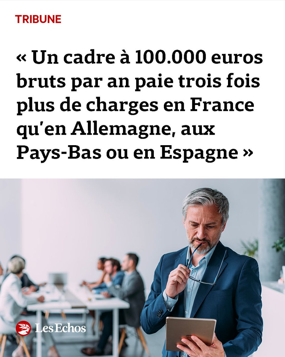💸 « La France est l'un des pays où le travail est le plus taxé, en particulier pour les salariés qualifiés ! » ➡️ trib.al/c0VdskB
