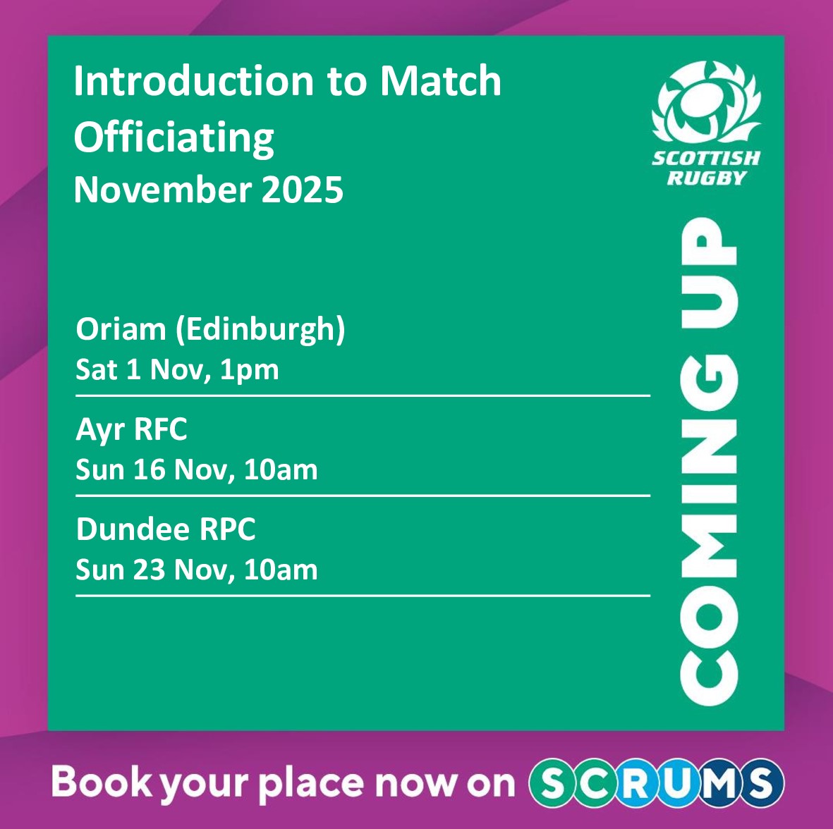 Scottish Rugby Game Development tweet media