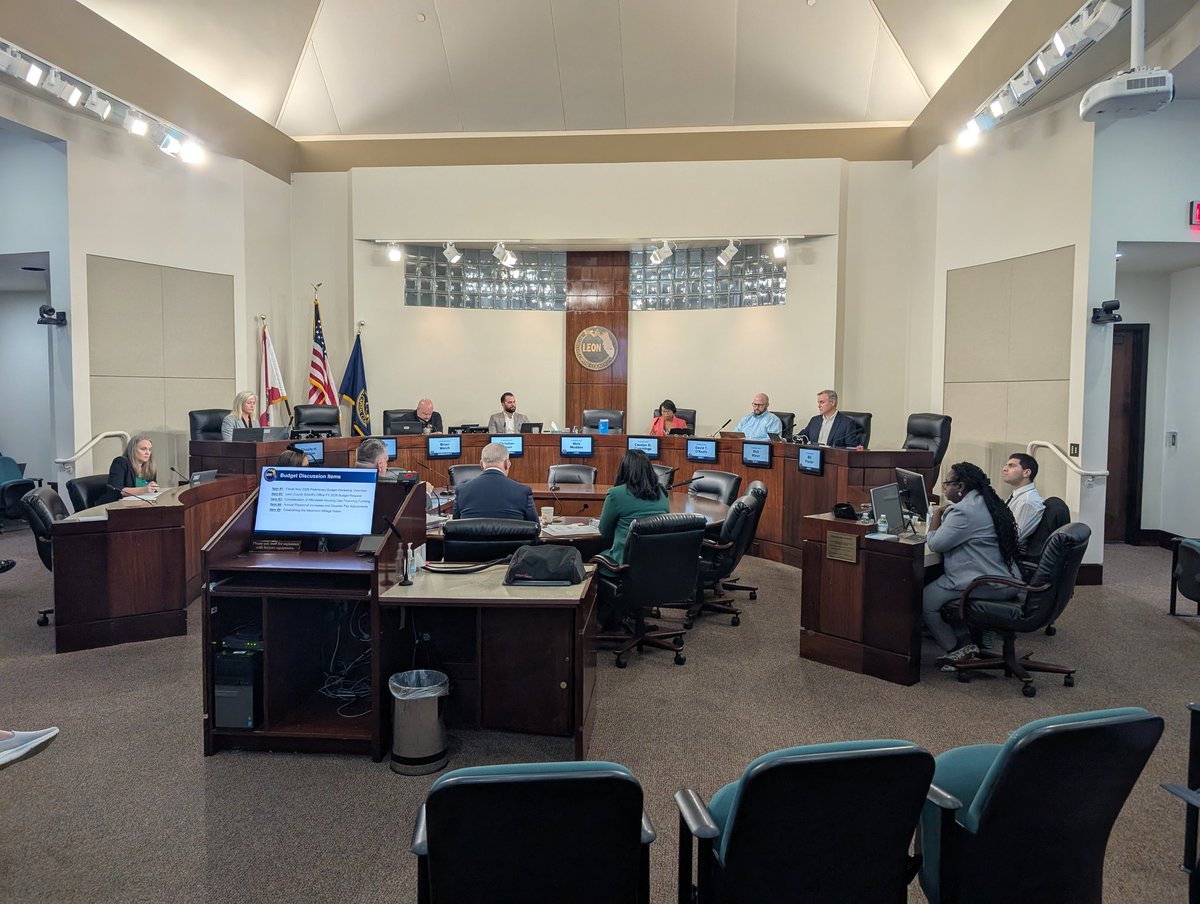 Matt Hoffmann (@bymatthoffmann) on Twitter photo NOW: The Leon County Commission is meeting to go over its preliminary budget.
If you live in the Tallahassee area, this is how they're spending your money.
County staff said they have a balanced budget and no increase in the millage (tax) rate. <a href="/WCTV/">WCTV Eyewitness News</a> NOW: The Leon County Commission is meeting to go over its preliminary budget.
If you live in the Tallahassee area, this is how they're spending your money.
County staff said they have a balanced budget and no increase in the millage (tax) rate. <a href="/WCTV/">WCTV Eyewitness News</a>