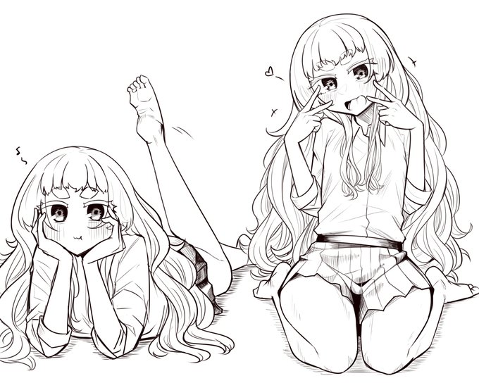 それはそれとしてこっちも描き方の模索とか練習兼ねてちまちま落書きしたりしてる 