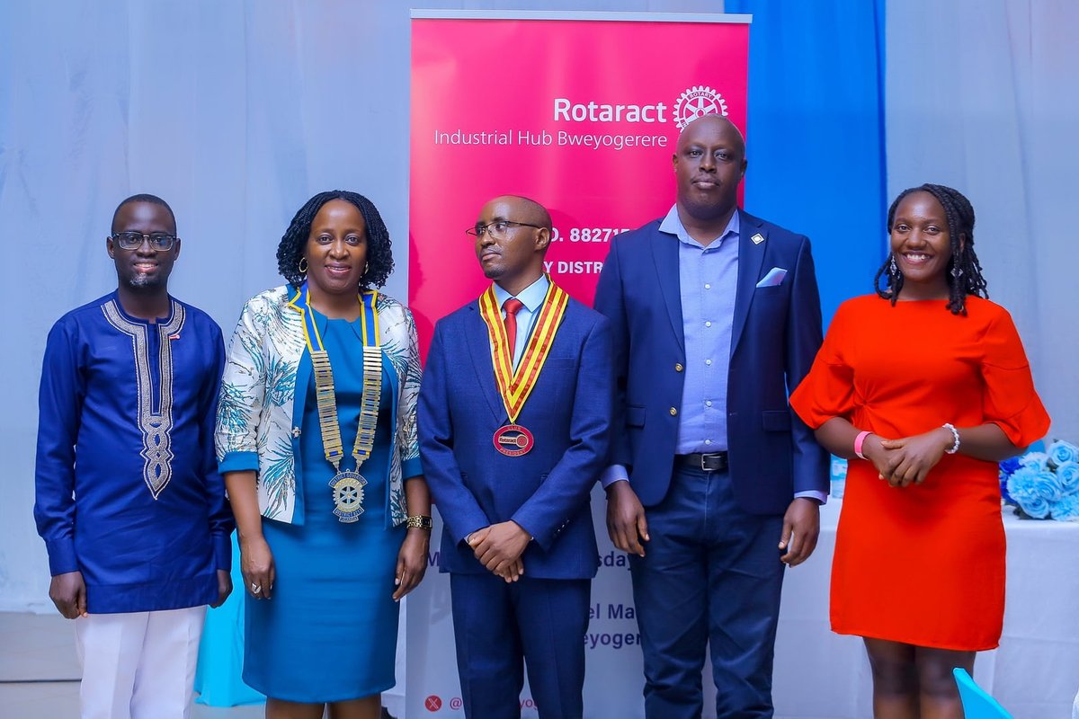 rcbnuganda's tweet image. This Saturday, we officially held the Charter Celebration of the Rotaract Club of Industrial Hub Bweyogerere @HubBweyogerere . Congratulations, President Cleo and the Hubbers!
A heartfelt thank you to our Guest of Honor, DG Anne Nkutu @dgrotaryd9213, for gracing the occasion…