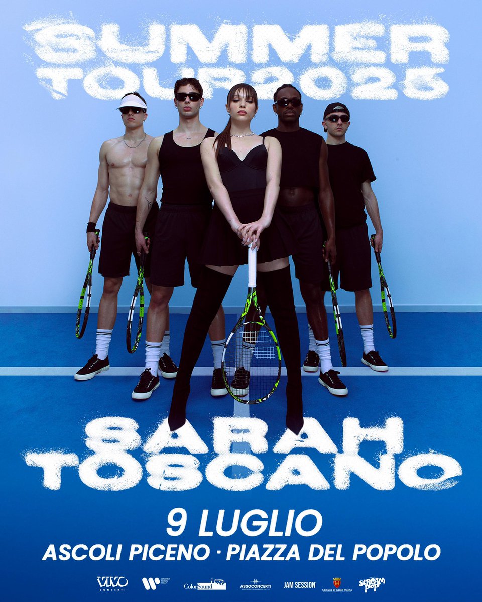 ApEventsaps's tweet image. 🎤 Sarah Toscano live ad Ascoli!
✨ La vincitrice di Amici arriva col suo Summer Tour 2025
📍 Piazza del Popolo
🗓️ 9 luglio | 🎟️ Ingresso libero
💥 Evento powered by @official_comuneap &amp;amp; @jamsession
