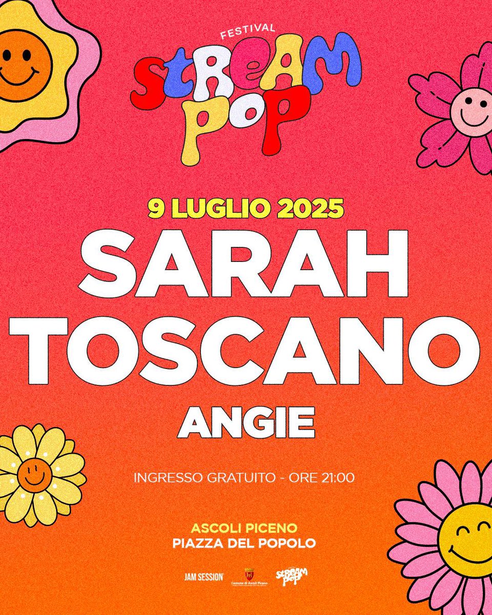 ApEventsaps's tweet image. 🎤 Sarah Toscano live ad Ascoli!
✨ La vincitrice di Amici arriva col suo Summer Tour 2025
📍 Piazza del Popolo
🗓️ 9 luglio | 🎟️ Ingresso libero
💥 Evento powered by @official_comuneap &amp;amp; @jamsession