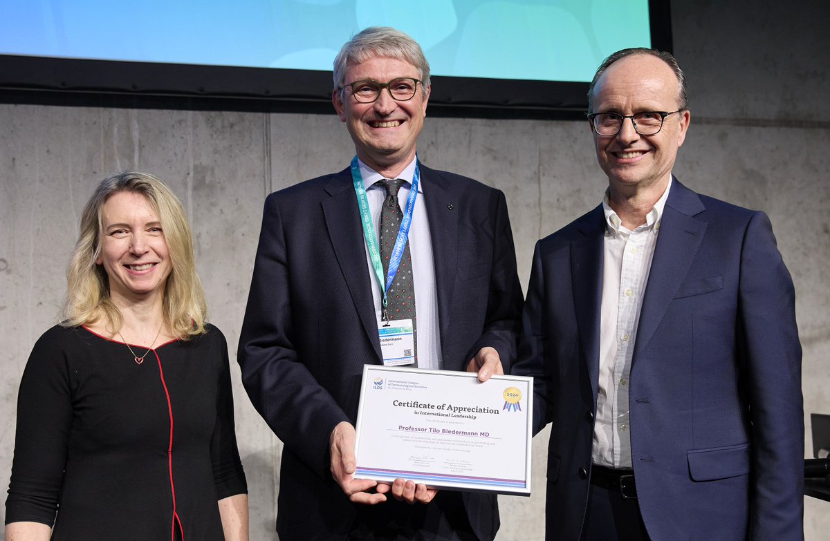 We’re thrilled to celebrate our ILDS Certificate of Appreciation 2024 award recipients for their incredible contributions to dermatology! 🏅Congratulations to Prof Masayuki Amagai, Prof Shahiduller Sikder &amp; Prof Tilo Biedermann! Learn more: bit.ly/COA-2024-Winne…
