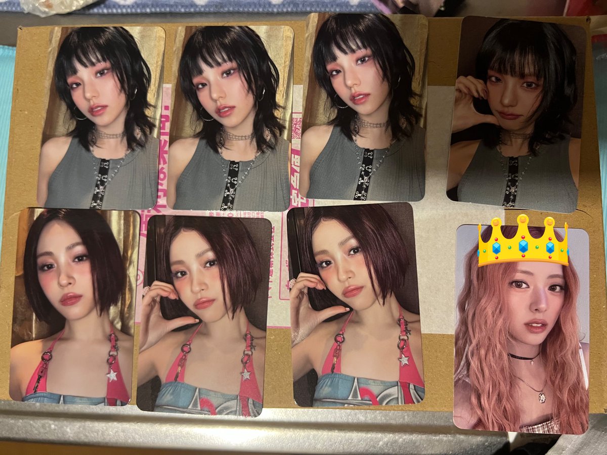 Vante_purple_'s tweet photo. ITZY Girls Will Be Girls GWBGトレカ タワレコ特典withmuu特典 トレカ交換

譲 イェジ リア リュジン チェリョン ユナ

求 ユナ >>> チェリョン 

👑はPOCA Bとの交換優先、他検討。

📮郵送希望。お気軽にお声掛けください
レート考慮お願いします https://t.co/5TzEnaDi0X