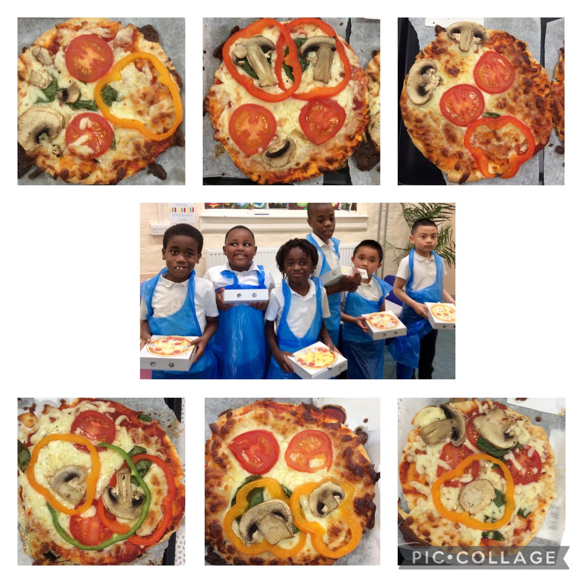 Shooting stars this week turned into chefs and created our own pizza's. We were also able to pick fresh herbs from our garden and found some tomatoes.