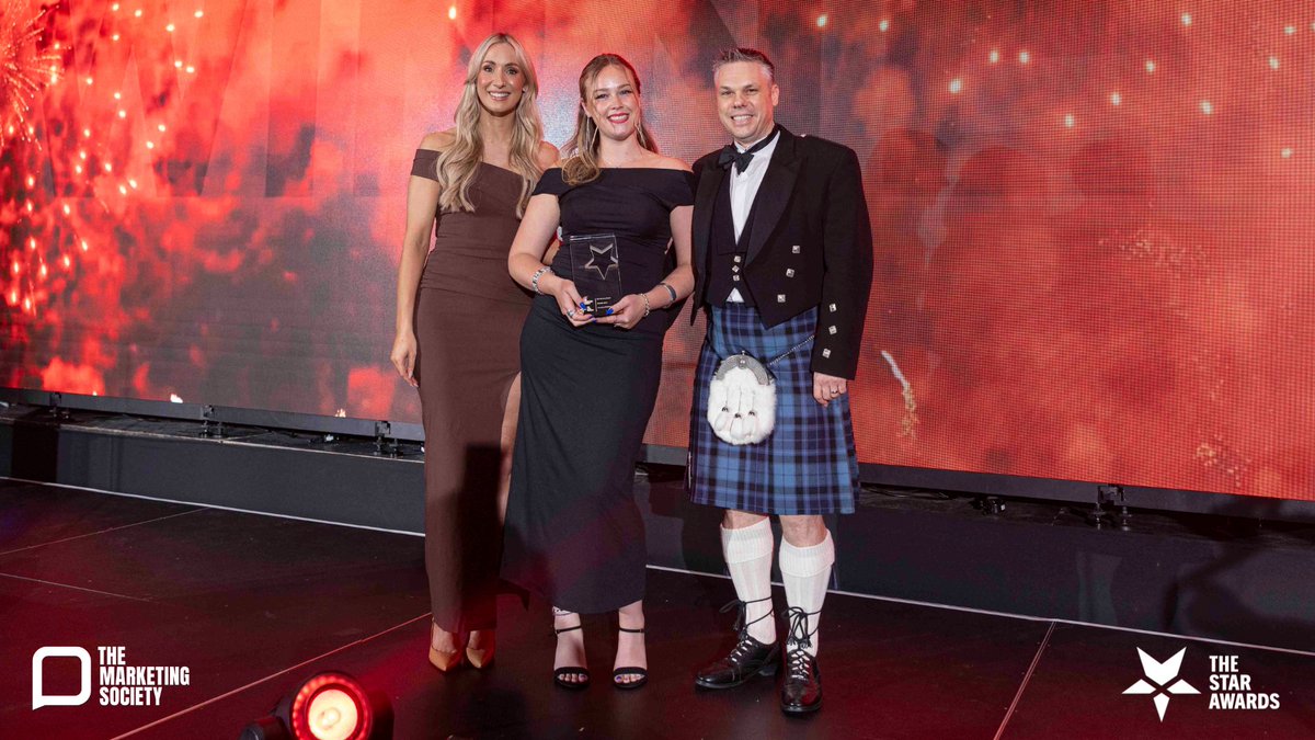 Congratulations to marketing student Charlotte Jebson who has been named The Marketing Society Scotland's Star Marketing Student 2025 at the society's annual awards which showcase the very best of Scottish marketing talent - well done, Charlotte!

ow.ly/5ywI50WaK4l