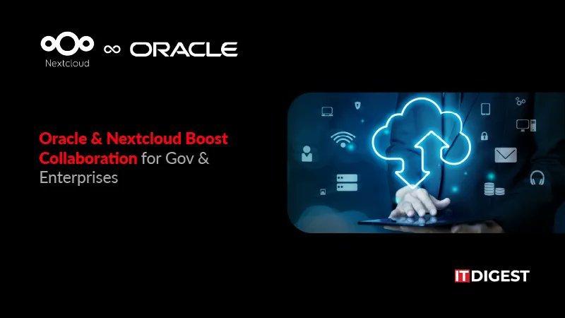 ITDigestmag's tweet image. @Oracle & @Nextclouders Boost Collaboration for Gov & Enterprises
itdigest.com/cloud-computin…
#CloudComputingandMobility #datasovereignty #ITDigest #news #Nextcloud #NextcloudHub #Oracle #OracleCloudInfrastructure