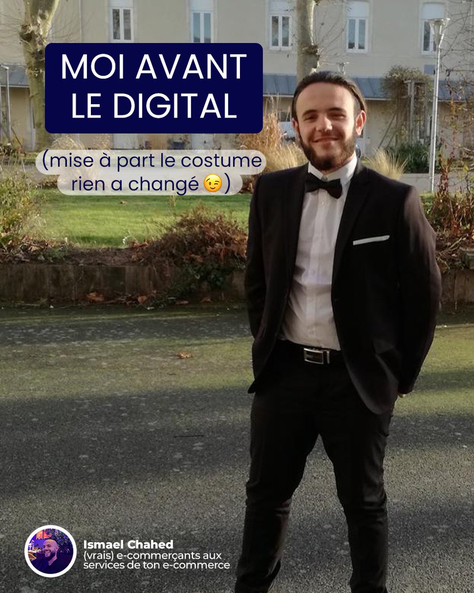 On me demande souvent comment j’ai atterri dans l’ecom.
Non, j’y suis pas tombé quand j’étais petit 😅

J’étais en STMG.
Pas le plus sérieux, pour être honnête je foutais un peu le bordel ahah.

Puis un événement perso m’a mis une claque.
Déclic.
J’ai décidé de changer.

Je suis