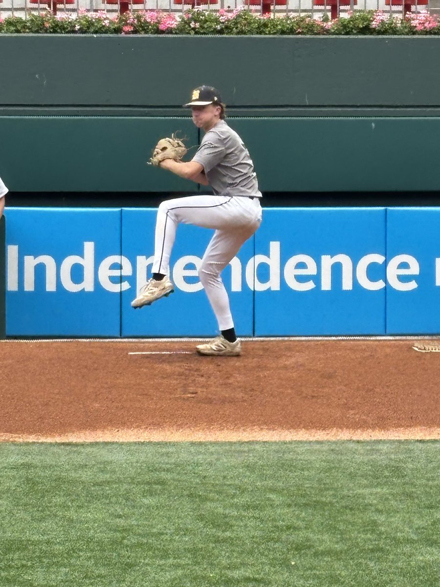 BotownBaseball's tweet image. Connor Collora warming up.  He will get the start on the mound in today’s Carpenter Cup Championship game!