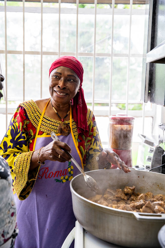 For our Wisdom Circle this month, elders got to cooking! They made Senegalese Jollof Rice and a Date Cake.
