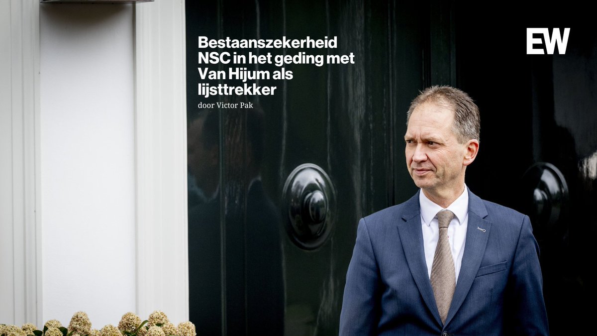 NSC kiest Van Hijum als lijsttrekker, maar de partij oogt stuurloos zonder Omtzigt. Is Van Hijum de redder – of de volgende schakel in een keten van afbrokkeling?
ewmagazine.nl/nederland/news…