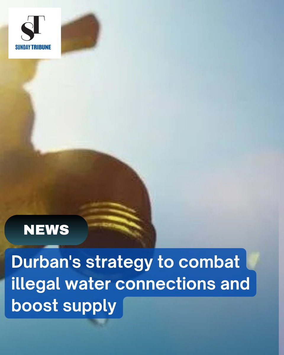 The eThekwini Municipality, led by Richard Mngoma, is implementing urgent strategies to secure water supply in Trenance 3 and Umlazi.

read more: iol.co.za/news/south-afr…

#Durban #WaterCrisis #eThekwini #SustainableWater