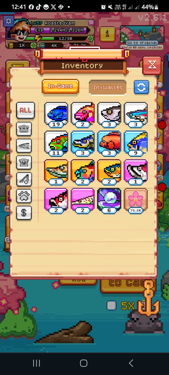 0xCrypt0Whale's tweet photo. Tried 5x at 2m depth for the first timeβ¦
π₯ Pulled up not 1, not 2, but 5 mythical clams
My bagβs looking dangerous for the next @FishingFrenzyCo cooking event π
Mightβve just fished my way into generational wealth ππ£
#FishingFrenzy #MythicalCatch #NextLevelLoot https://t.co/F2Cf6jeNlA