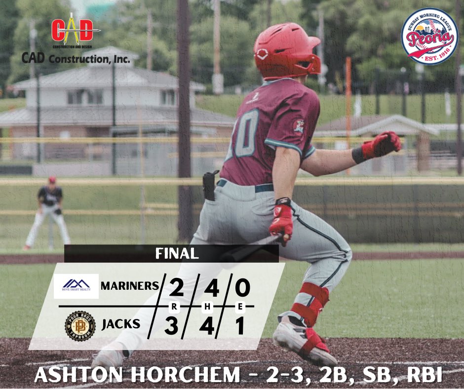 PSML Scoreboard 6/15 presented by Brecklin’s Service Center, @buseybank, <a href="/CaptivationDanc/">Captivation Dance</a>, and @cad_construction_inc 

Orioles sweep Titans on Father’s Day

Reds defeat Royals and <a href="/jacks_psml/">🅿️our Bros. Jacks Baseball</a> rally back to win over Mariners. 

#peoriasundaymorningleague 
<a href="/DaltonStrode18/">Dalton Strode</a>