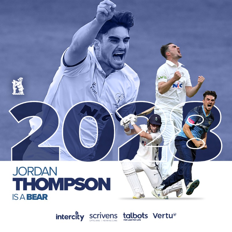 Bears ๐ (@warwickshireccc) on Twitter photo Jordan Thompson ๐ค Bears
Welcome to the Bears family <a href="/Tommo455/">Jordan Thompson</a>
Full Story๐ bit.ly/4n6Ab02
๐ป#YouBears Jordan Thompson ๐ค Bears
Welcome to the Bears family <a href="/Tommo455/">Jordan Thompson</a>
Full Story๐ bit.ly/4n6Ab02
๐ป#YouBears