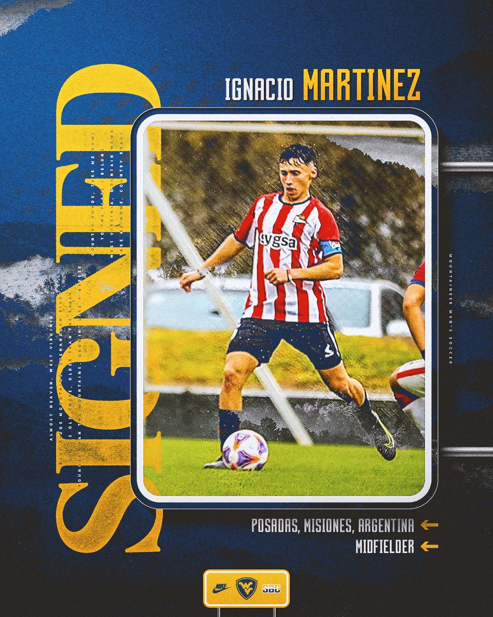 𝓢𝓲𝓰𝓷𝓮𝓭 ✍ 

Welcome to Almost Heaven, Ignacio!

#HailWV