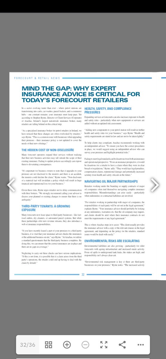 Thanks <a href="/GerHerbert1/">Geraldine Herbert</a> for insightful information for forecourt retailers and <a href="/_Arachas_/">Arachas Insurance</a>  ipra.ie/forecourt-reta… #mentioniprawhencontacting