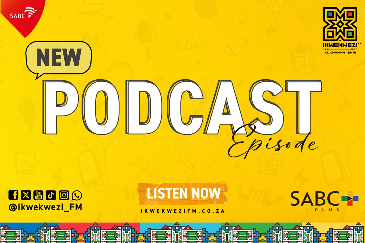 👂▶Lalela iPodcast. Ikulumo pendulwano yabantu abatjha. Abantu abatjha. 

Link 🔗 omny.fm/shows/emthonje…