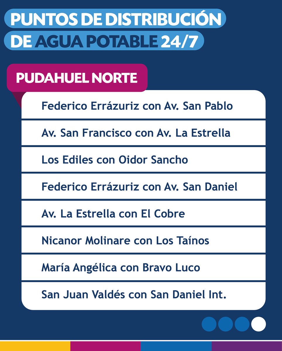 impudahuel's tweet photo. PREPARÉMONOS PARA EL CORTE DE AGUA
Desde las 20:00 hrs del viernes 20 hasta las 8:00 hrs del domingo 22 de junio, los clientes de Aguas Andinas se verán afectados por un corte en el agua potable.
contacto Aguas Andinas
fono 227312400
Wsp +569 6299 2997 https://t.co/gcjSX7FrHW