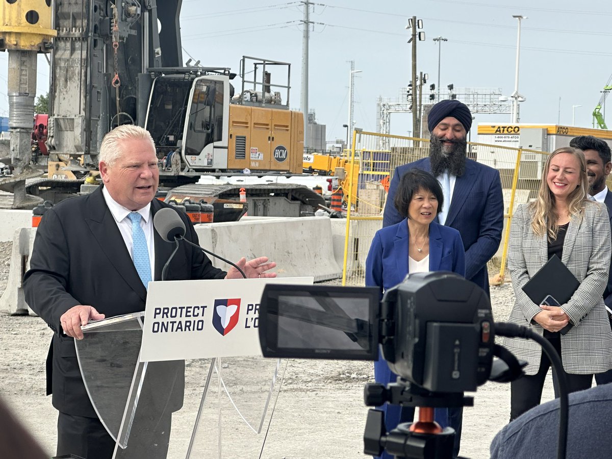 Richard Southern (@richardcitynews) on Twitter photo #BREAKING - Metrolinx has handed over control of the long delayed Eglinton Crosstown LRT to the TTC. Premeir Ford, Transportation Minister <a href="/PrabSarkaria/">Prabmeet Sarkaria</a> and the Metrolinx CEO tells me it is on track to finally open in September. #BREAKING - Metrolinx has handed over control of the long delayed Eglinton Crosstown LRT to the TTC. Premeir Ford, Transportation Minister <a href="/PrabSarkaria/">Prabmeet Sarkaria</a> and the Metrolinx CEO tells me it is on track to finally open in September.
